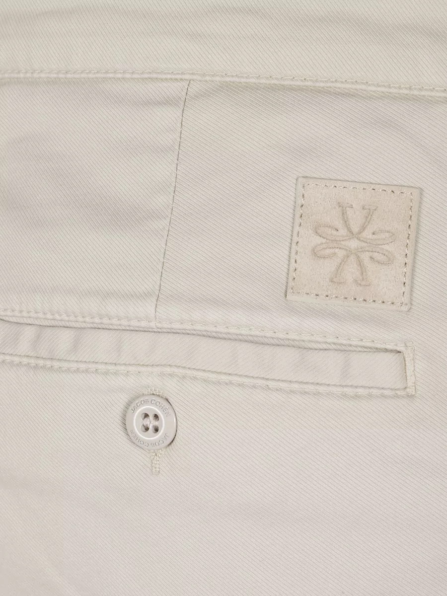 Jacob Cohen Straight Leg Trousers Front And Back Pockets