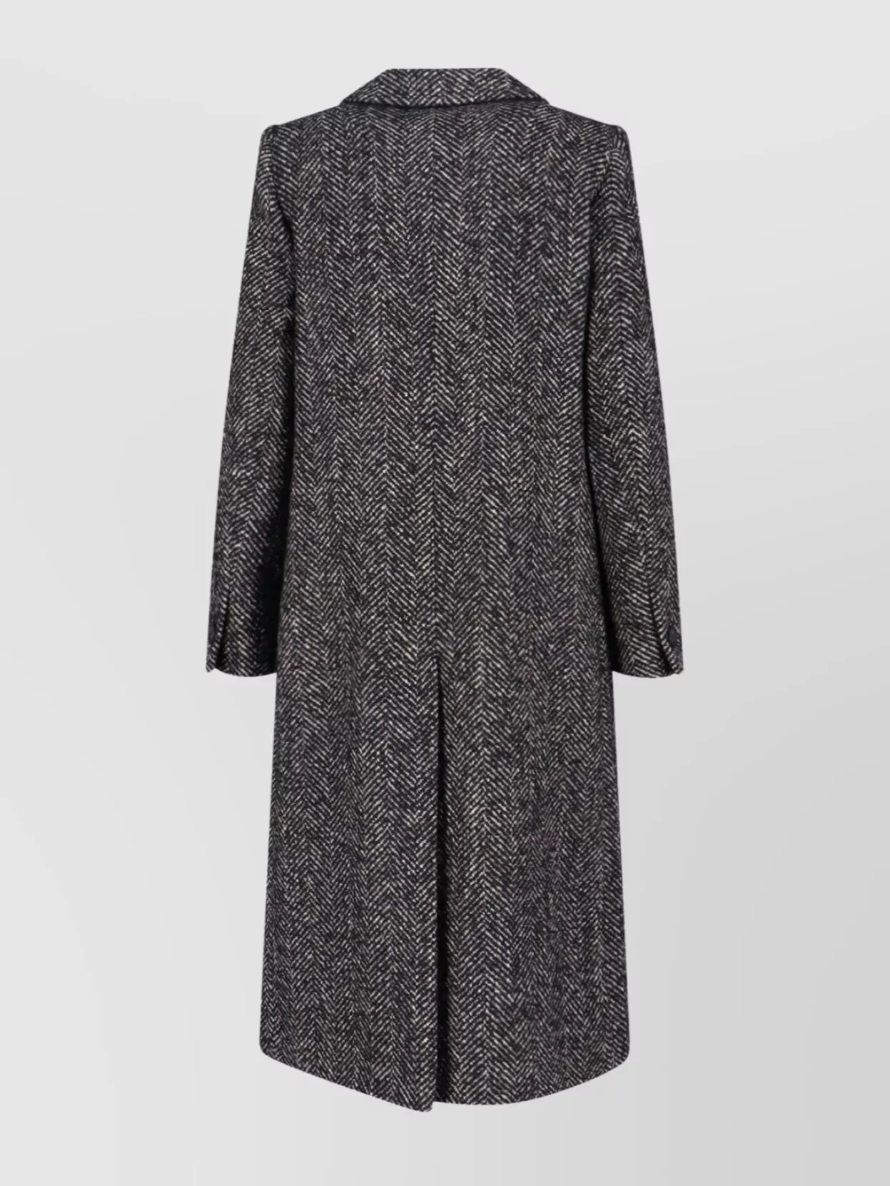 Tagliatore Double-Breasted Long Jacket Notched Lapels