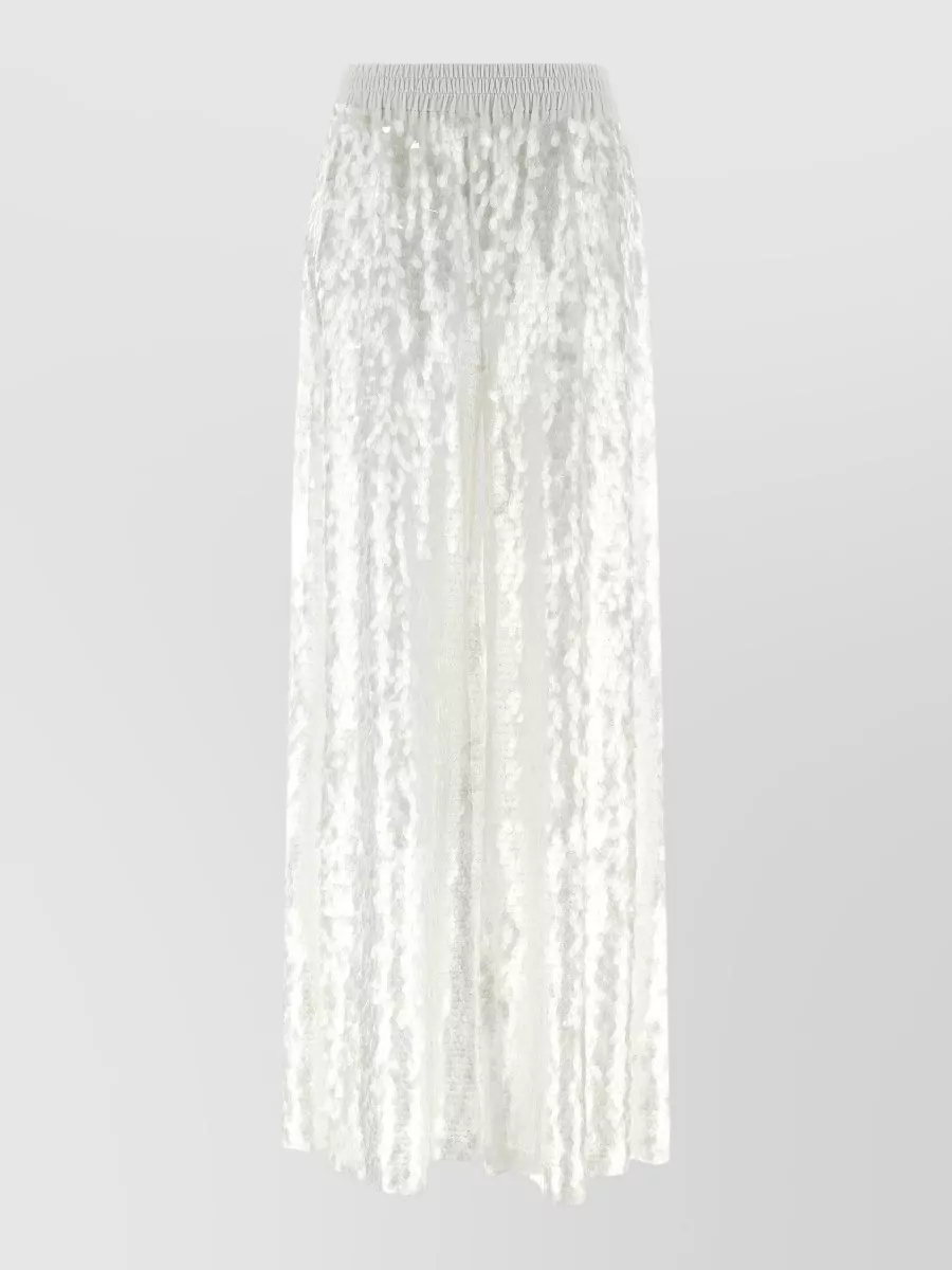 Norma Kamali sequin wide-leg trousers