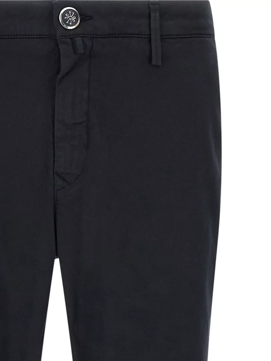 Jacob Cohen Bobby Trousers Belt Loops Back Pockets