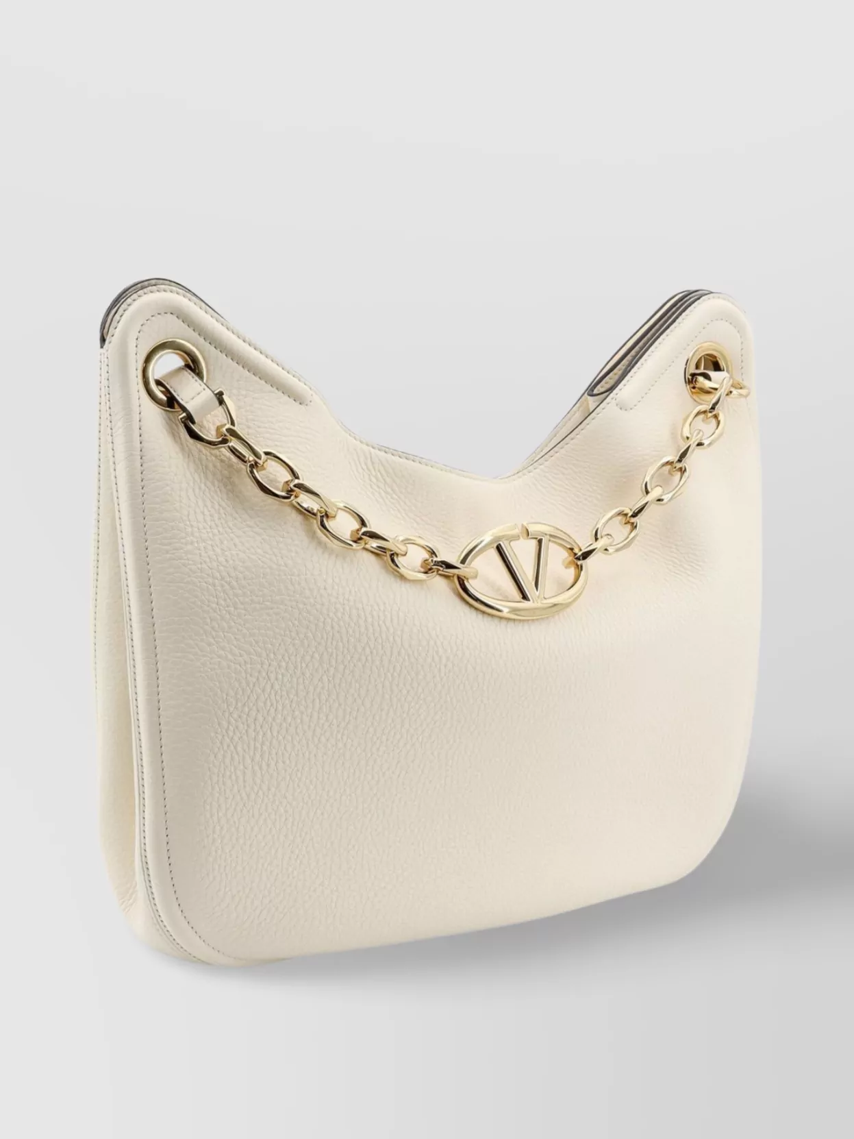Valentino Garavani Leather Shoulder Bag With Vlogo Signature Detail