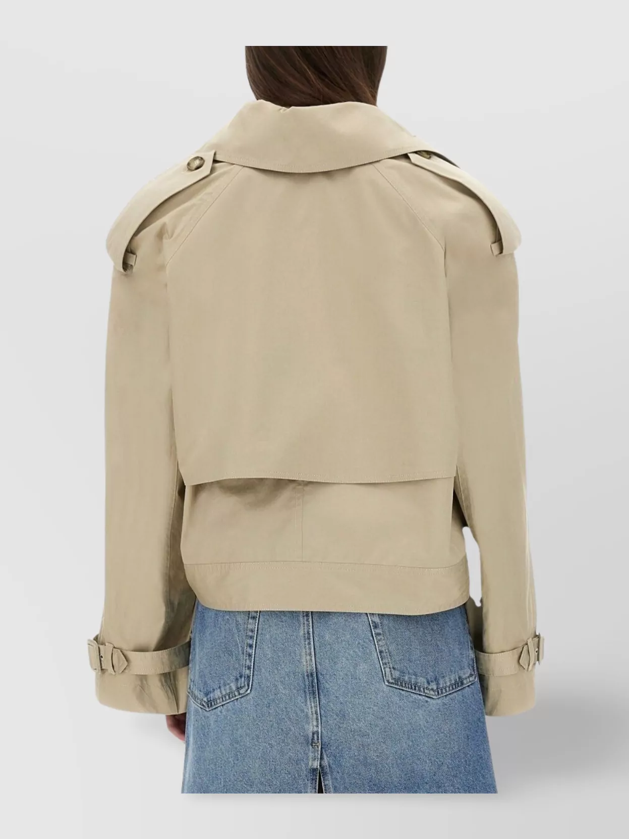 Stella Mccartney Short Trench Coat Belt