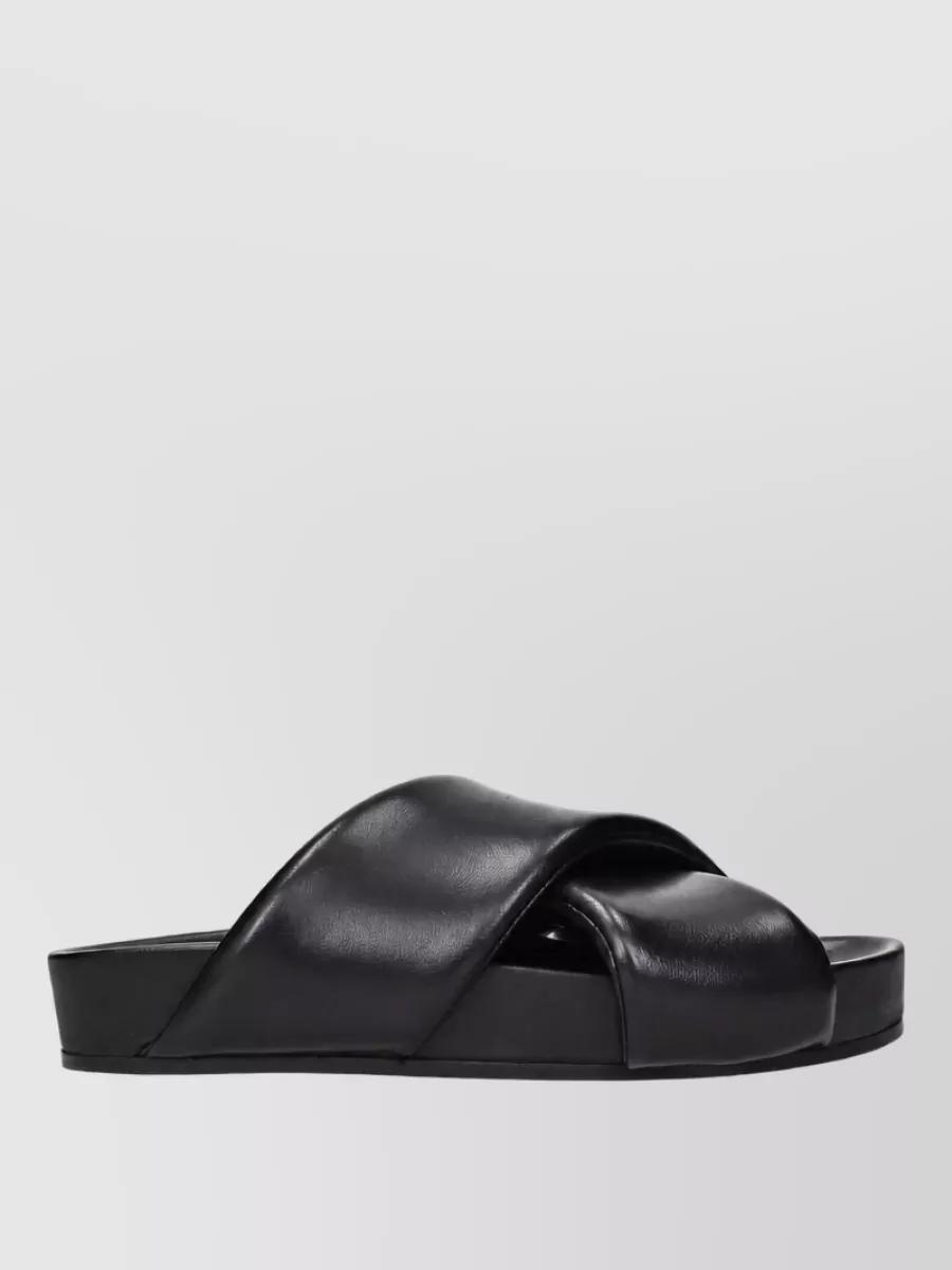 Jil Sander Leather Slides