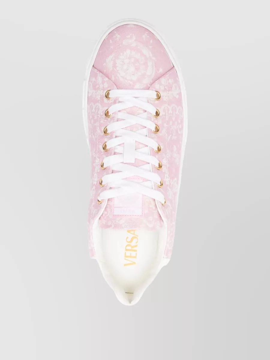 Versace Printed Low-Top Sneakers