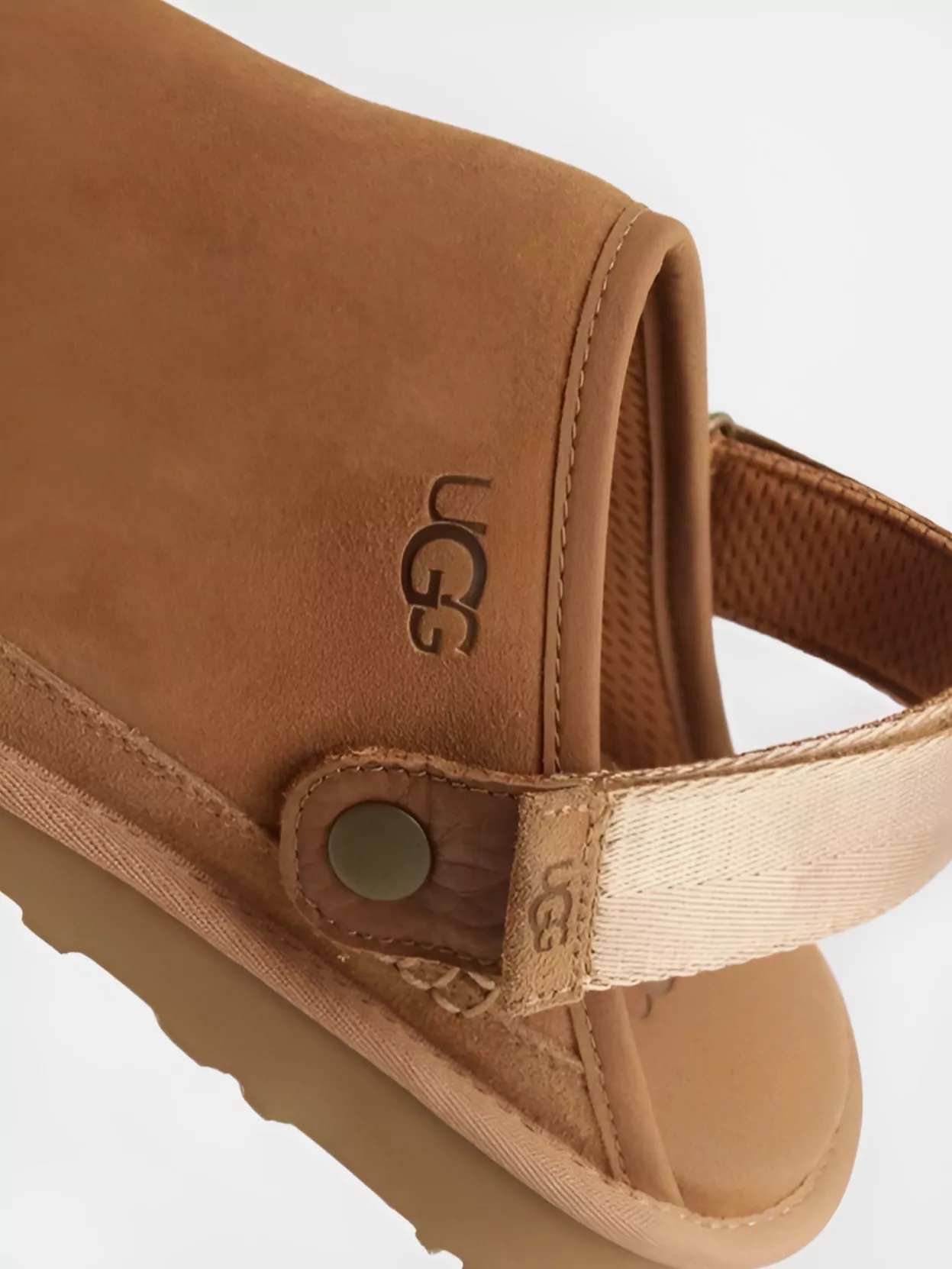 Ugg Debossed Logo Suede Slippers