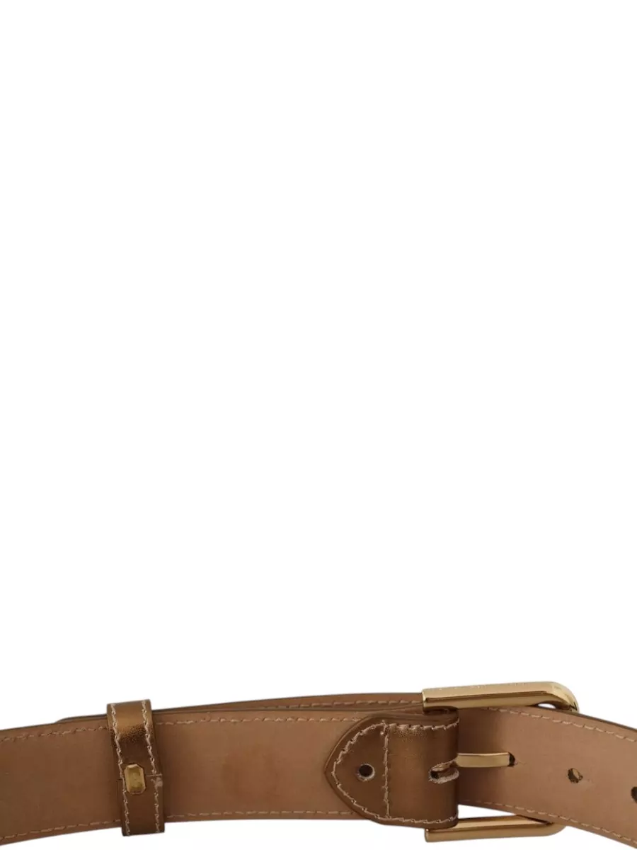 Dolce&Gabbana Calf Leather Waist Belt