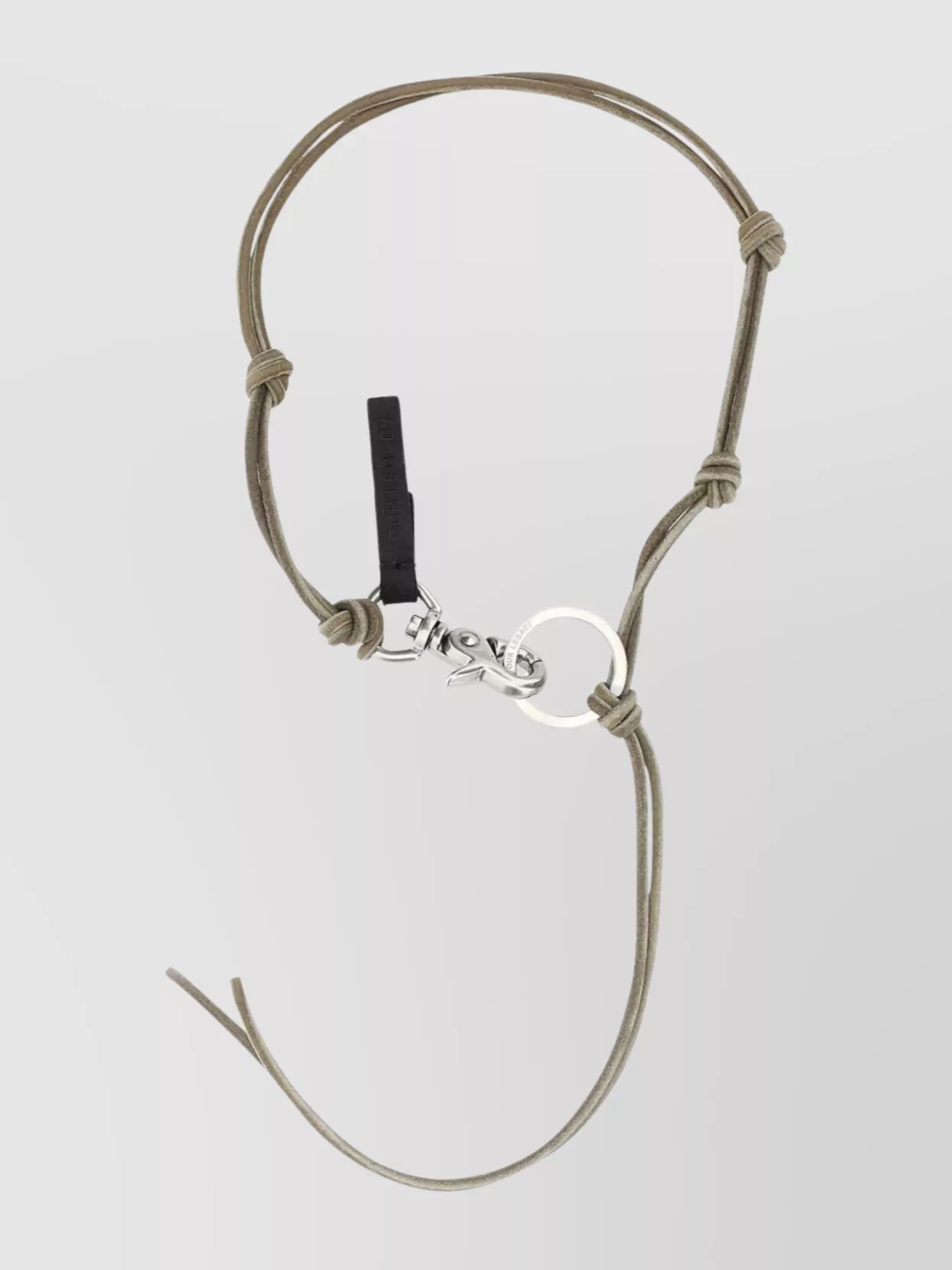 Our Legacy Knotted Metal Ring Necklace