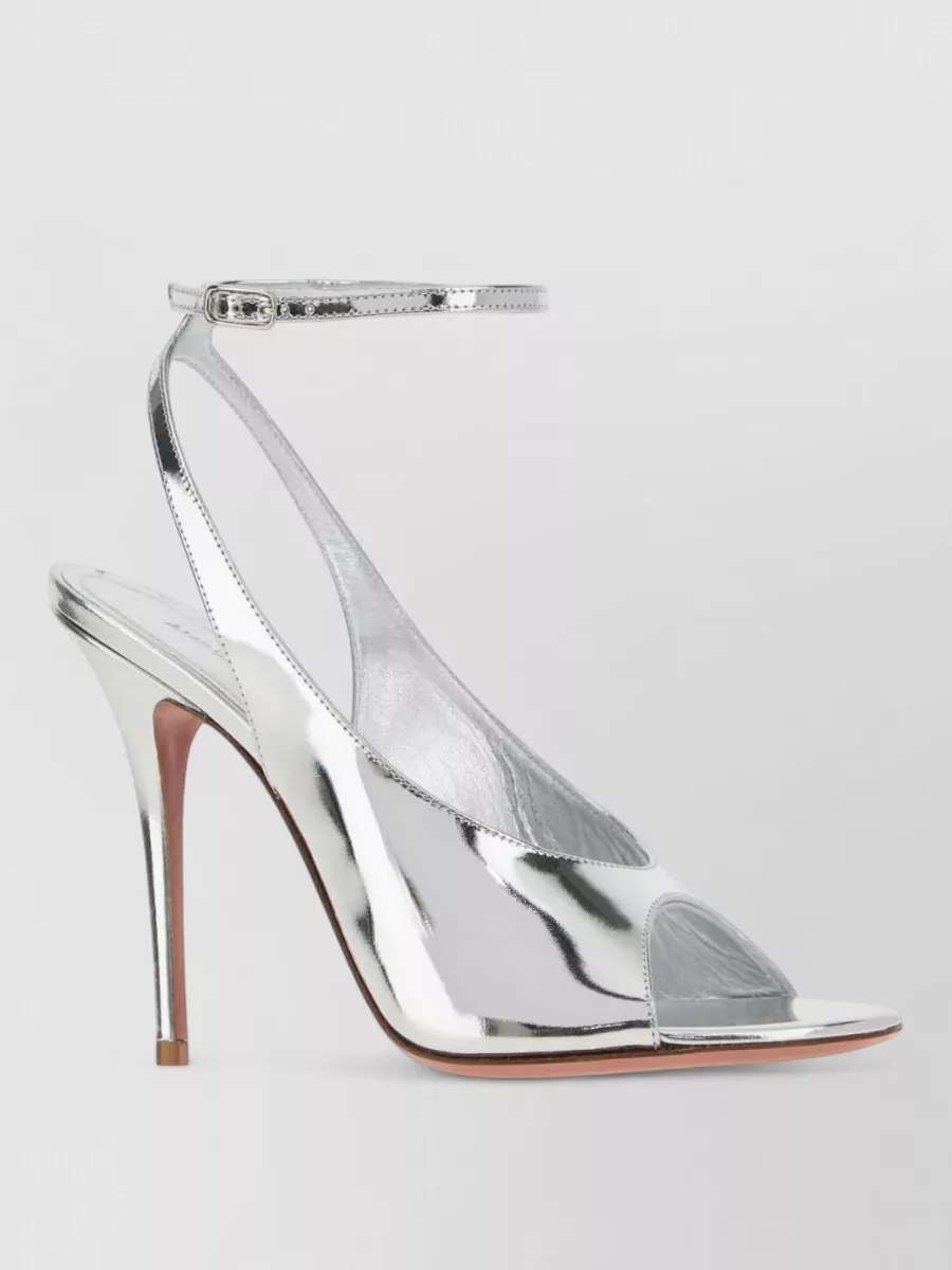 Amina Muaddi leather sandals
