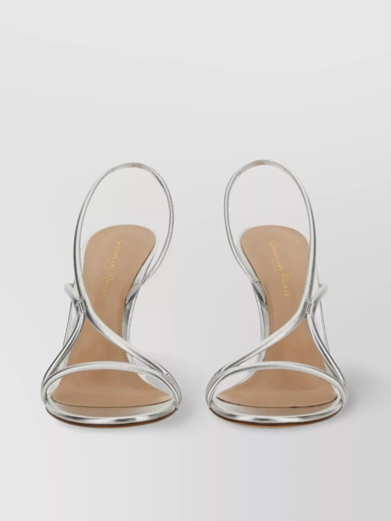 Gianvito Rossi Night Strappy Metallic Open Toe Sandals