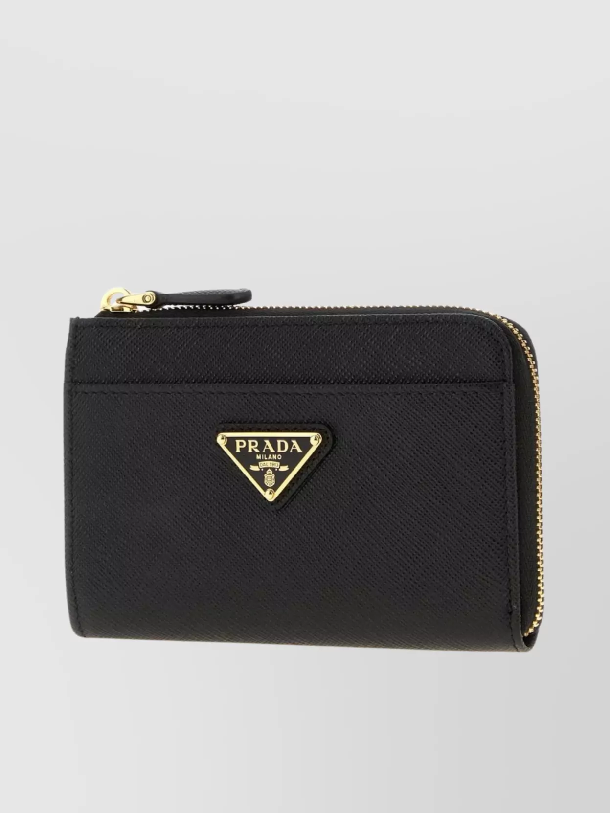 Prada Leather Wallet Textured Unique Finish