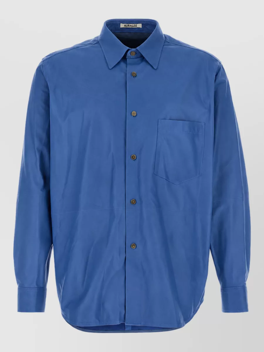 Auralee leather shirt