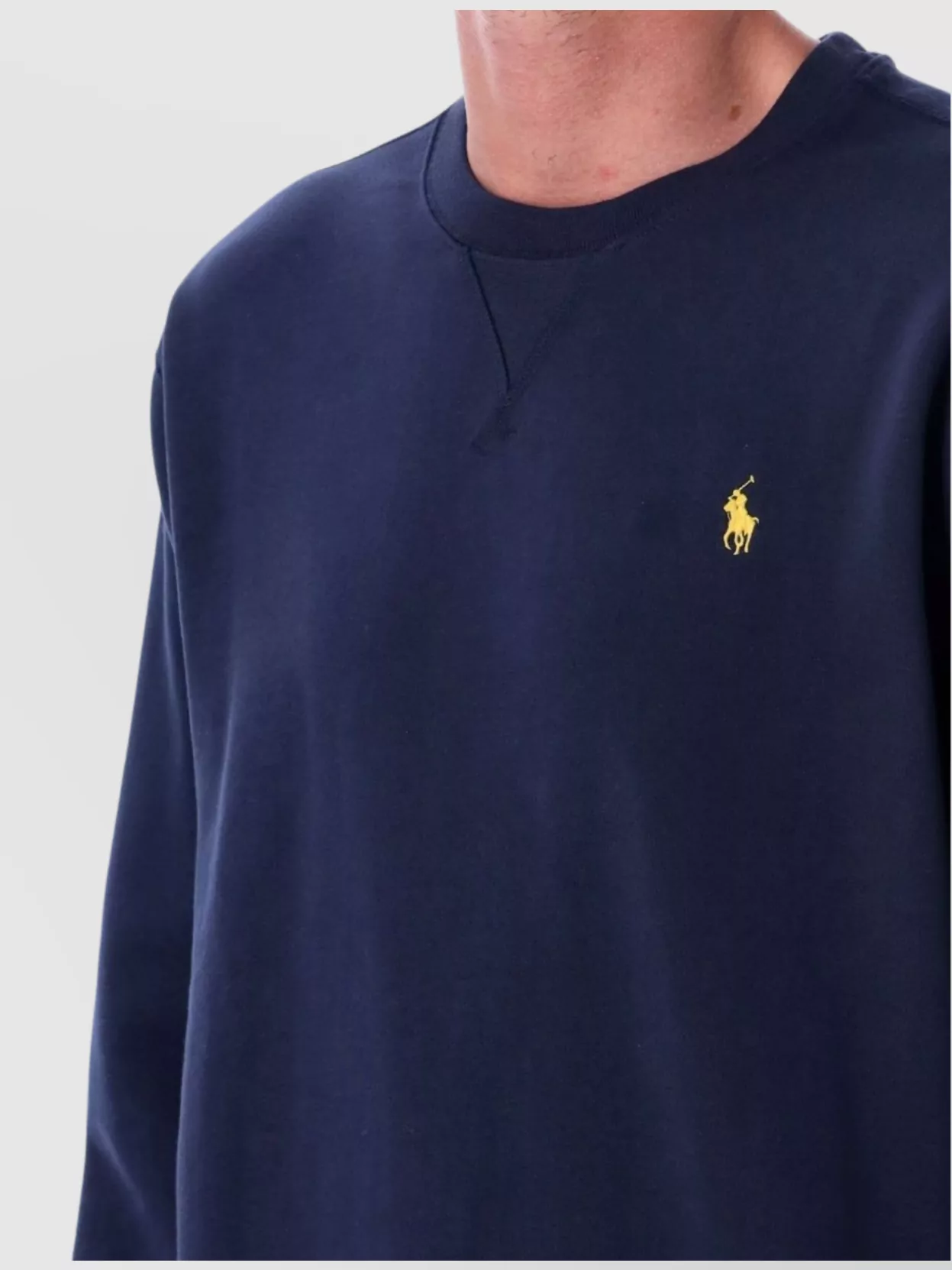 Polo Ralph Lauren Timeless Crewneck Sweater With Ribbed Details