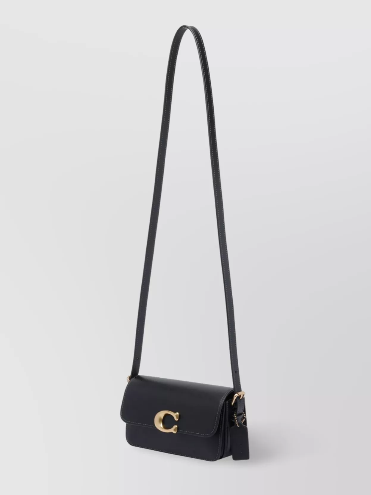Coach Leather Shoulder Bag Adjustable Strap