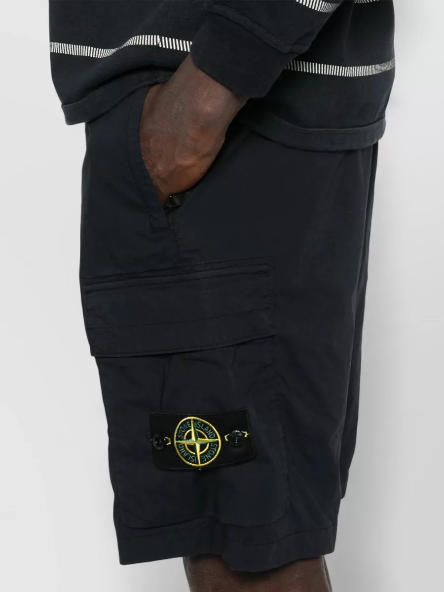 Stone Island Cotton Regular-Fit Cargo Bermuda Shorts