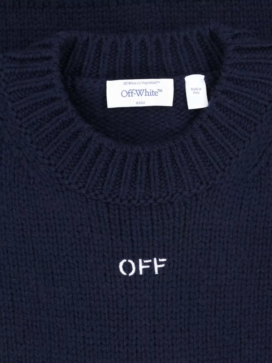 Off-White Wool Crewneck Jumper