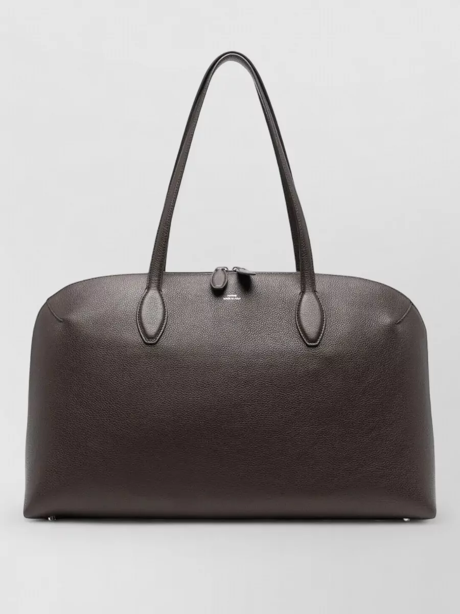 Totême grained leather shoulder bag