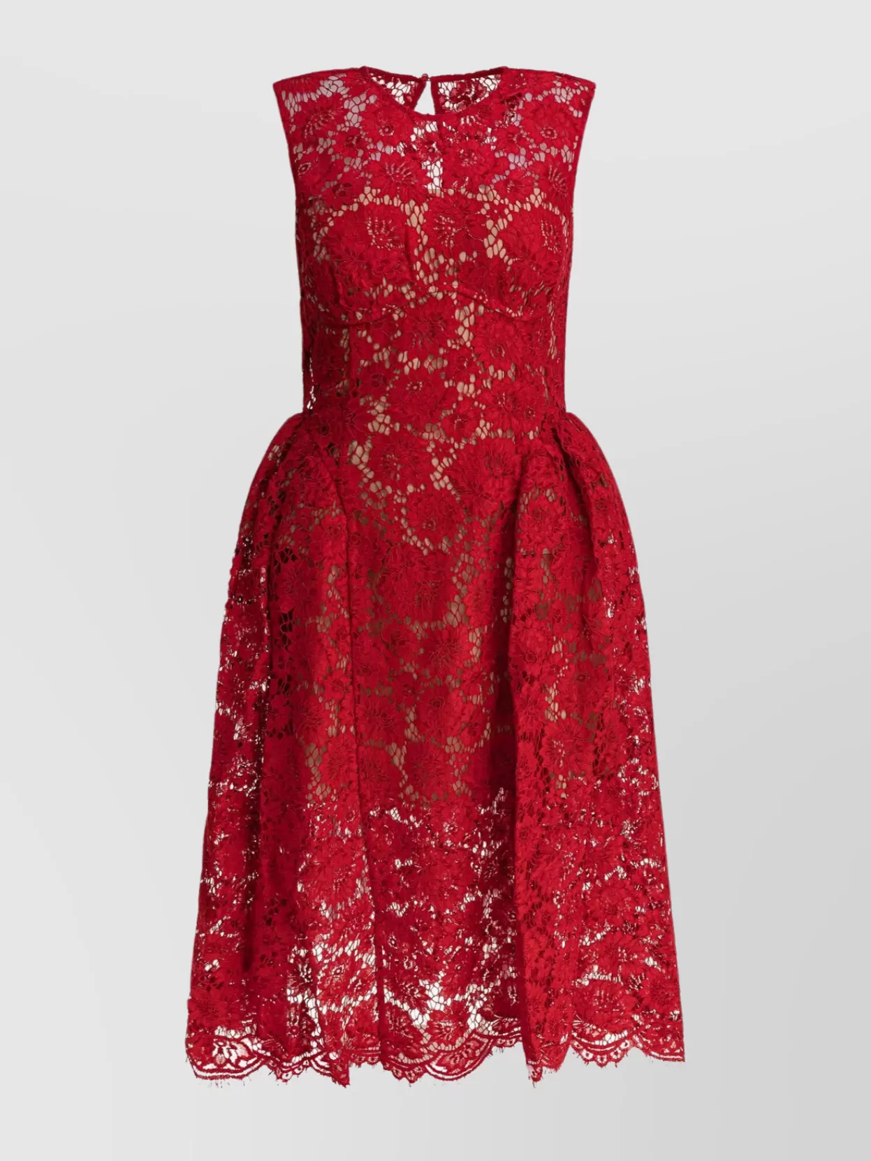 Self-portrait Lace Midi Dress With Sparkling Sequins