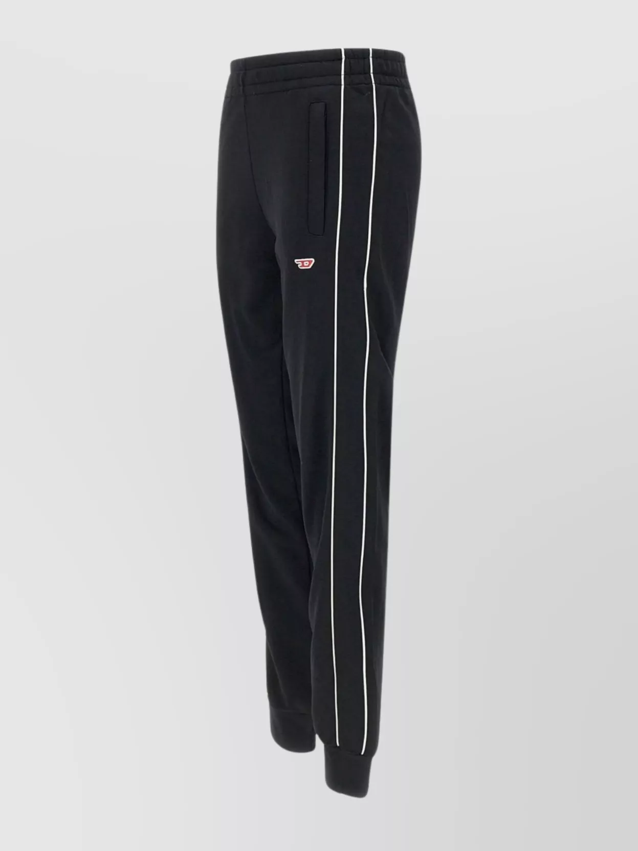 Diesel "p Jam Piping" Jogger Trousers In Black