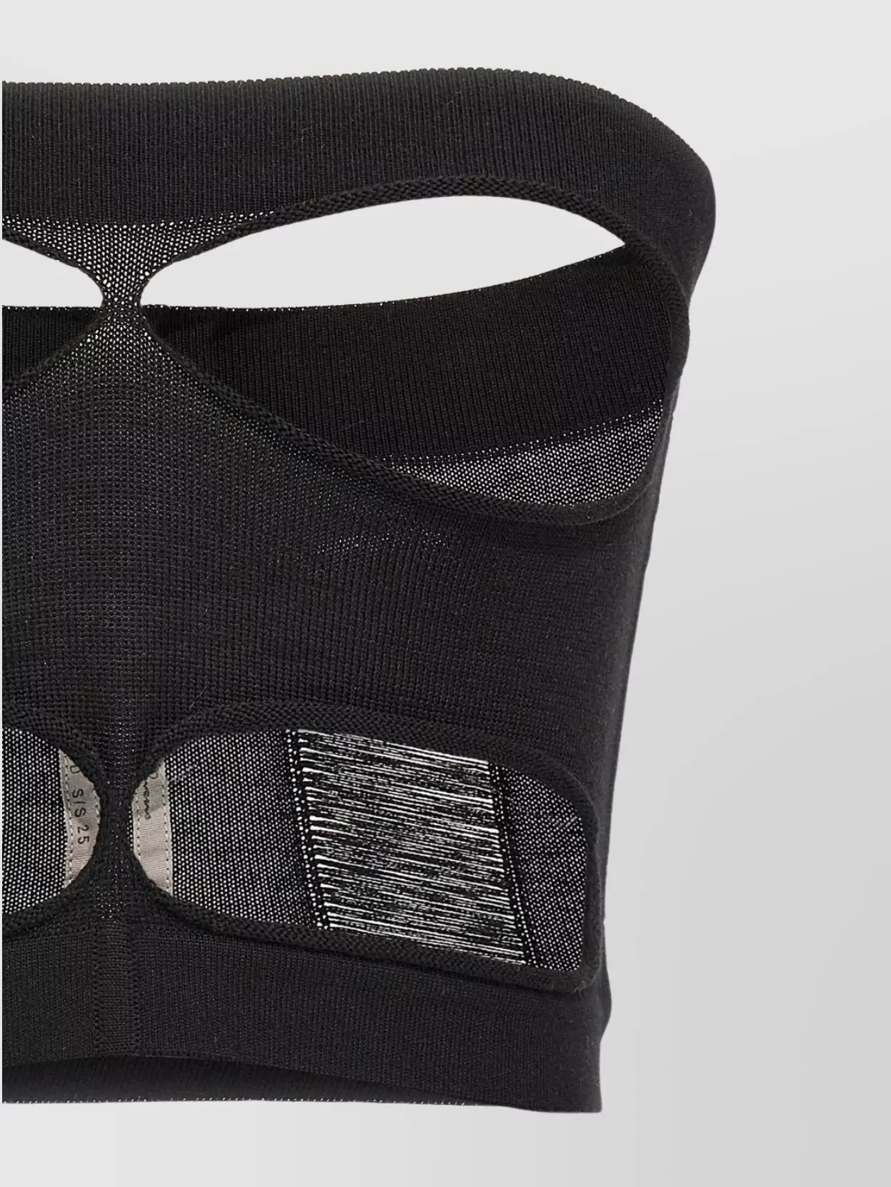 Rick Owens Bandeau Top Featuring Cut-Out Design