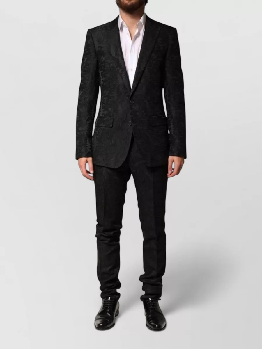 Dolce&Gabbana brocade single breasted suit