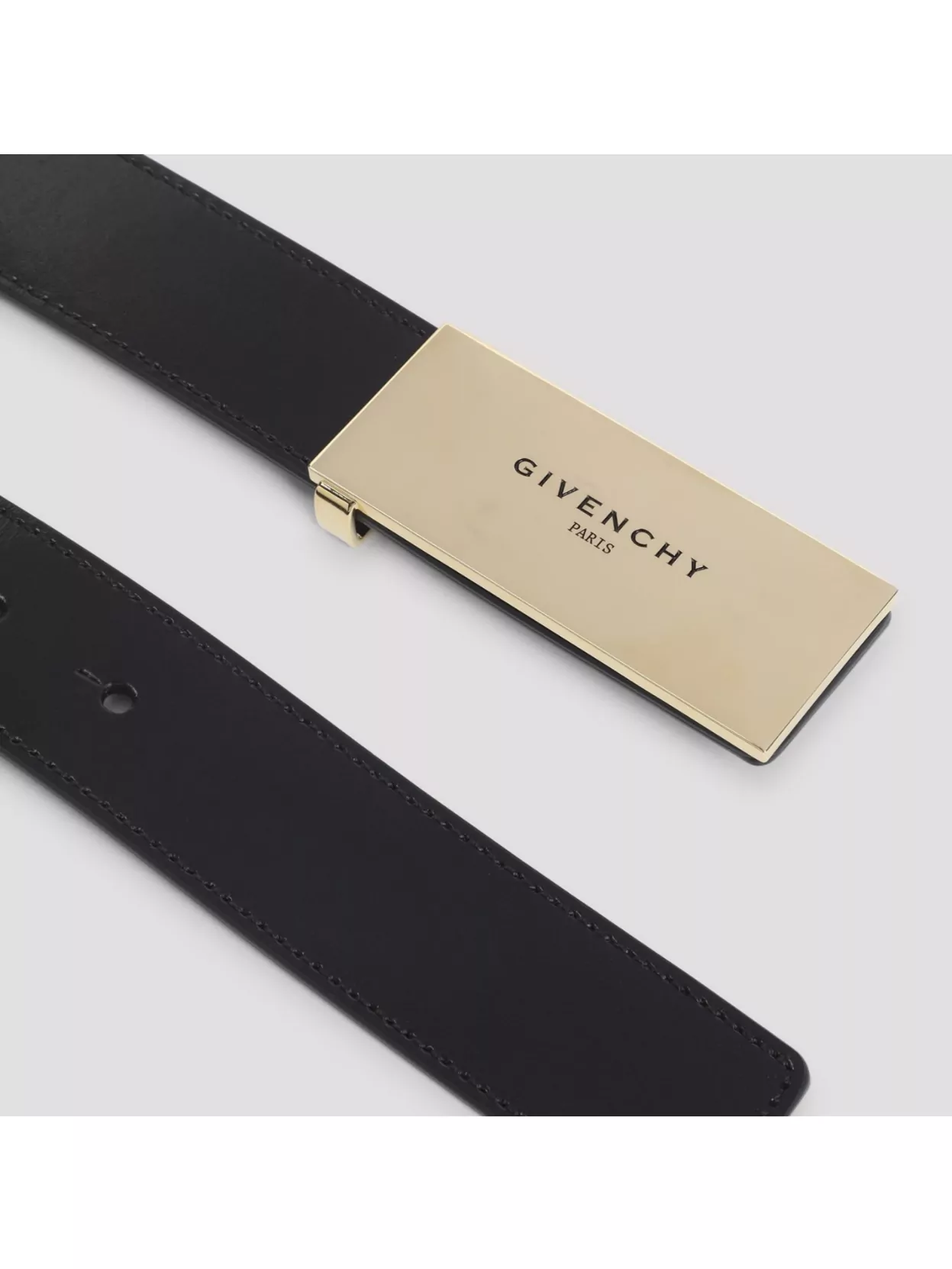 Givenchy Adjustable Belt Gold-tone Buckle In Black