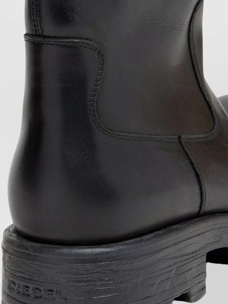Diesel Leather Ankle Boots