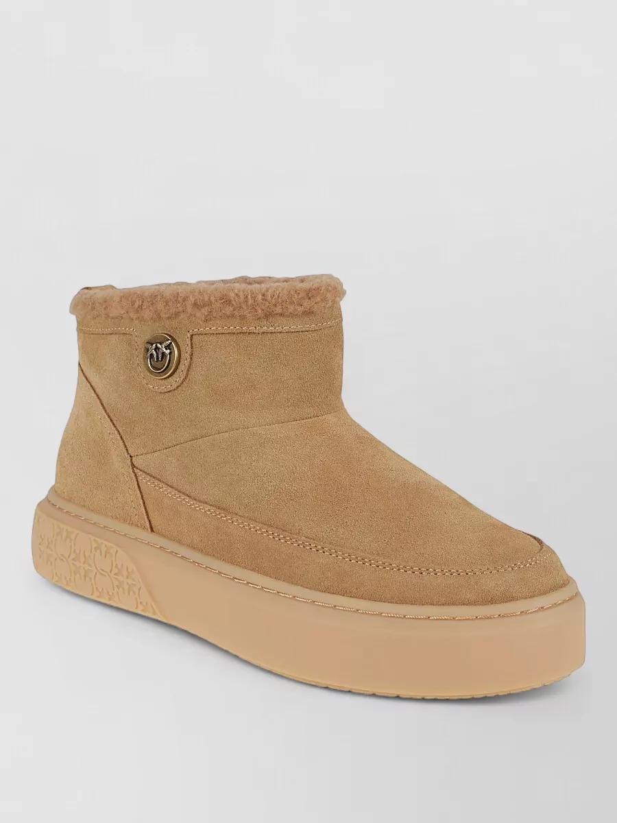 Pinko Leather Ankle Boots