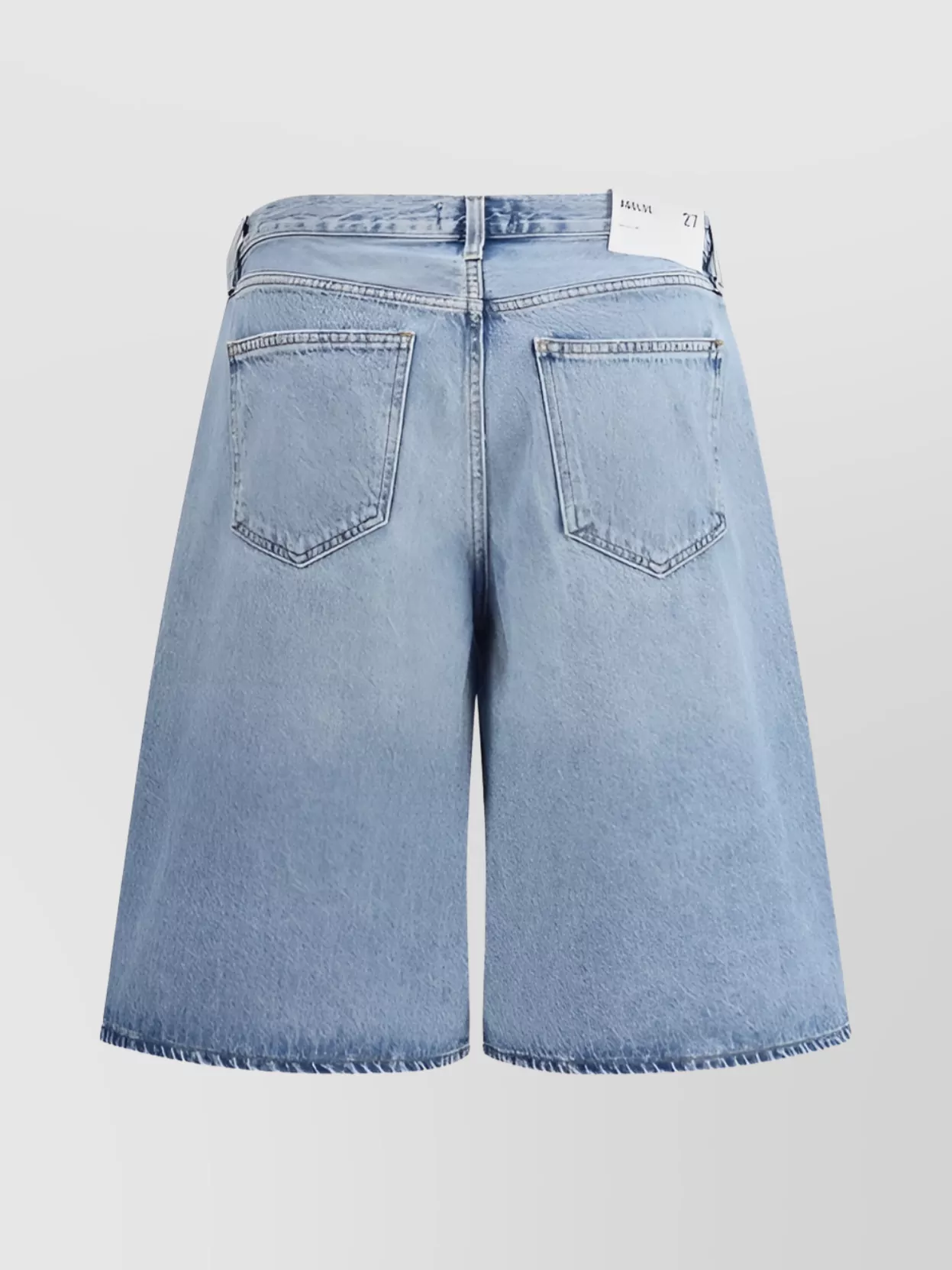 Agolde Urban Baggy Denim Shorts With Belt Loops
