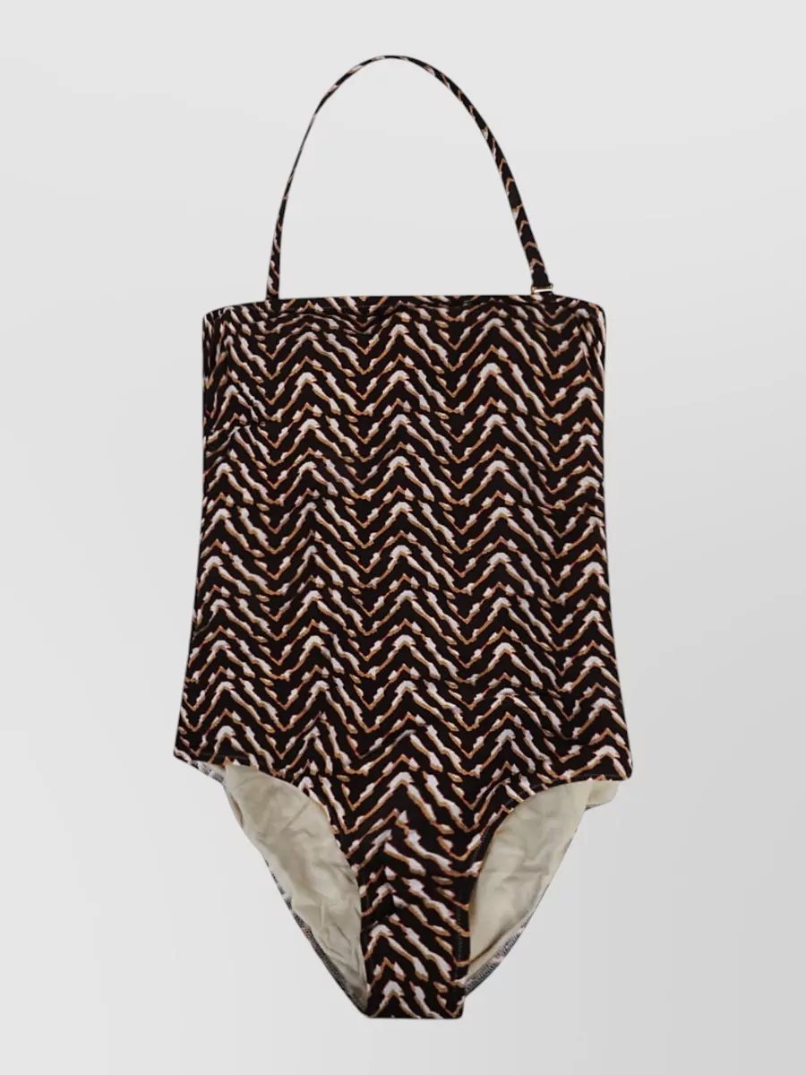 Feel Me Fab Ravello Halter Neck One Piece Swimsuit