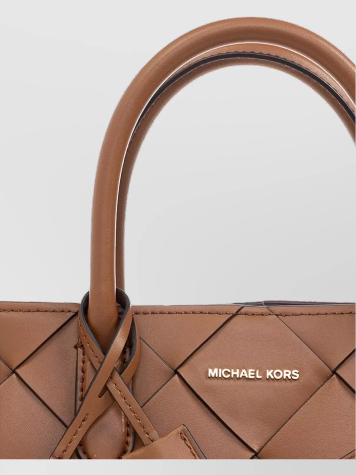 Michael Kors Quilted Bucket Bag Detachable Strap In Brown
