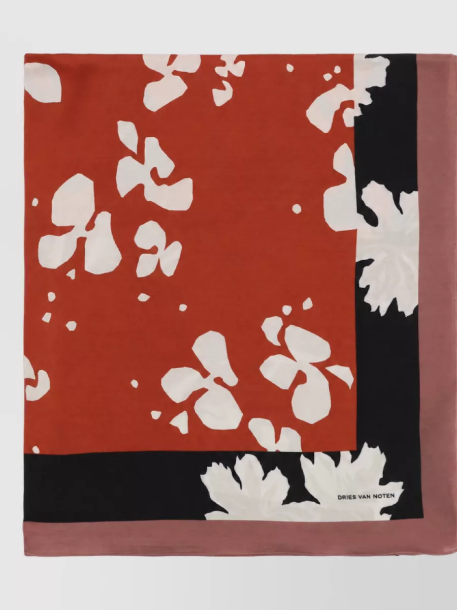Dries Van Noten printed scarf
