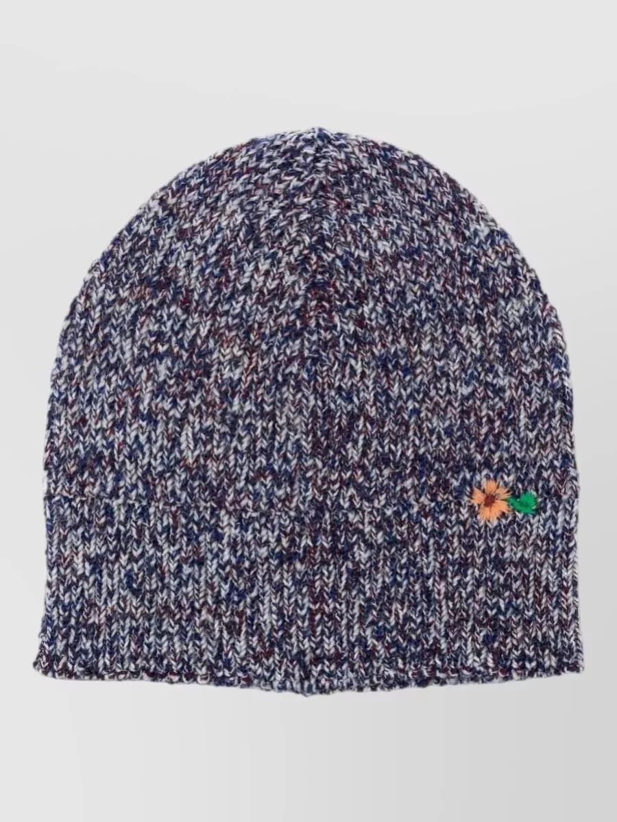 Dries Van Noten floral-embroidered beanie