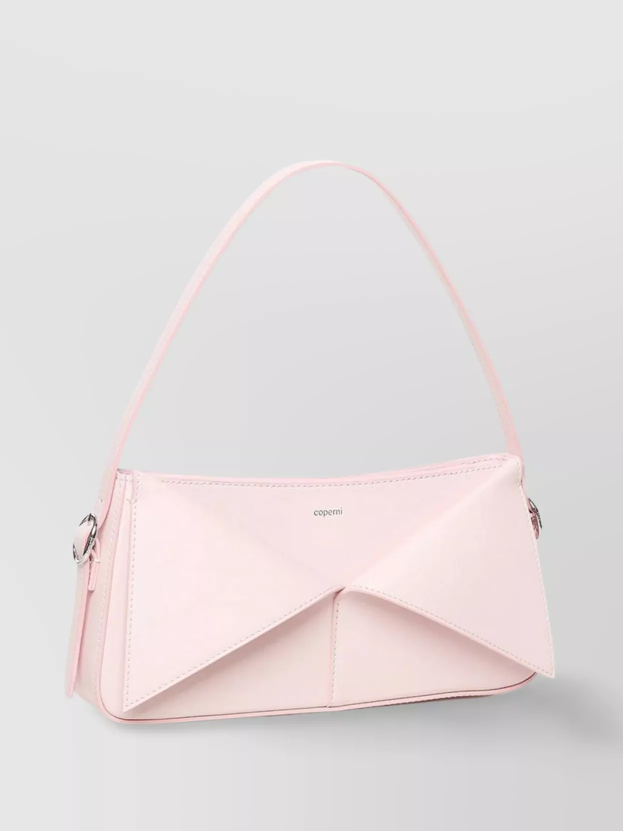 Shop Coperni Leather Baguette Shoulder Bag