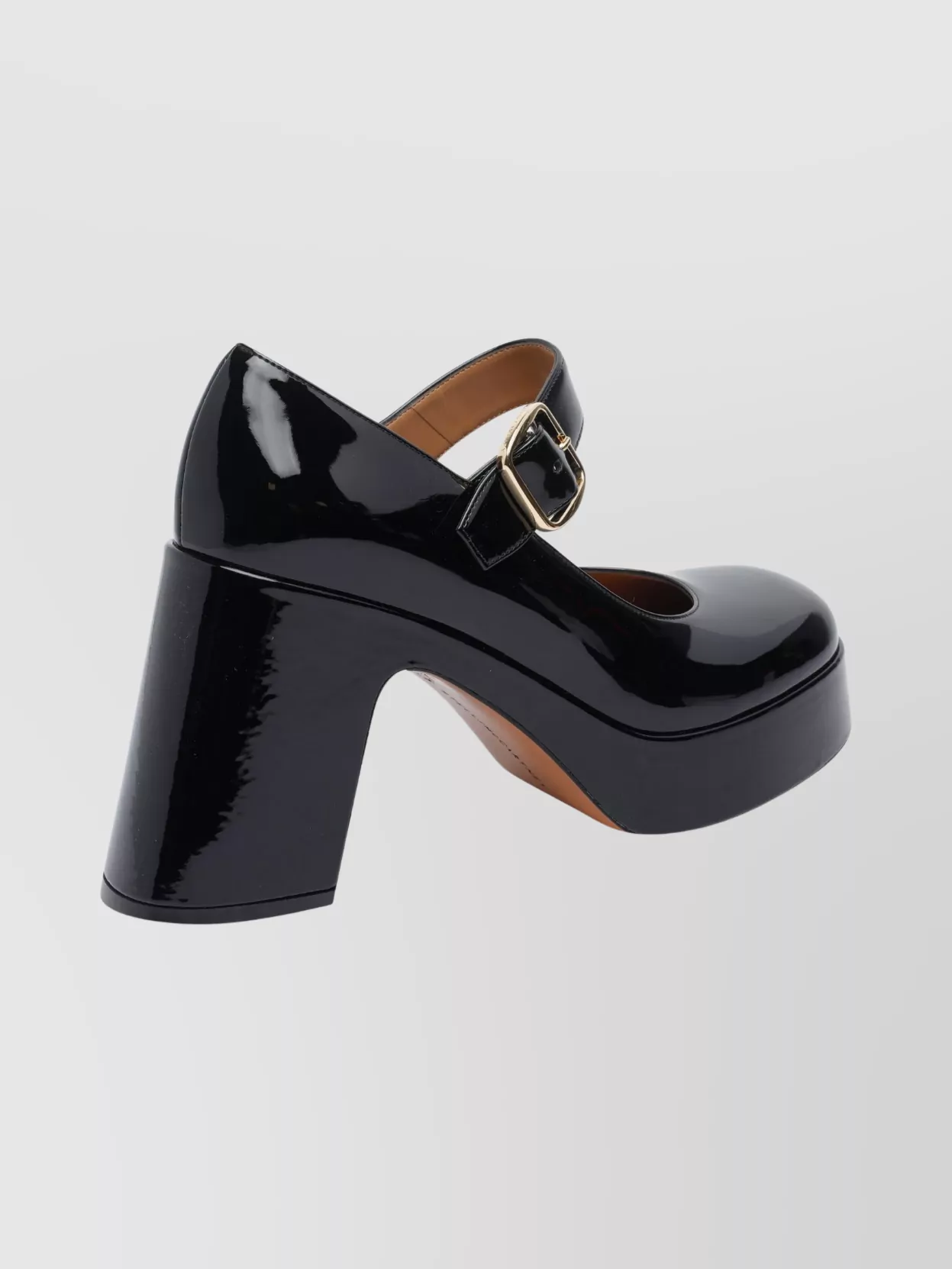 Stella Mccartney Mary Jane Lace-Up Block Heel Shoes