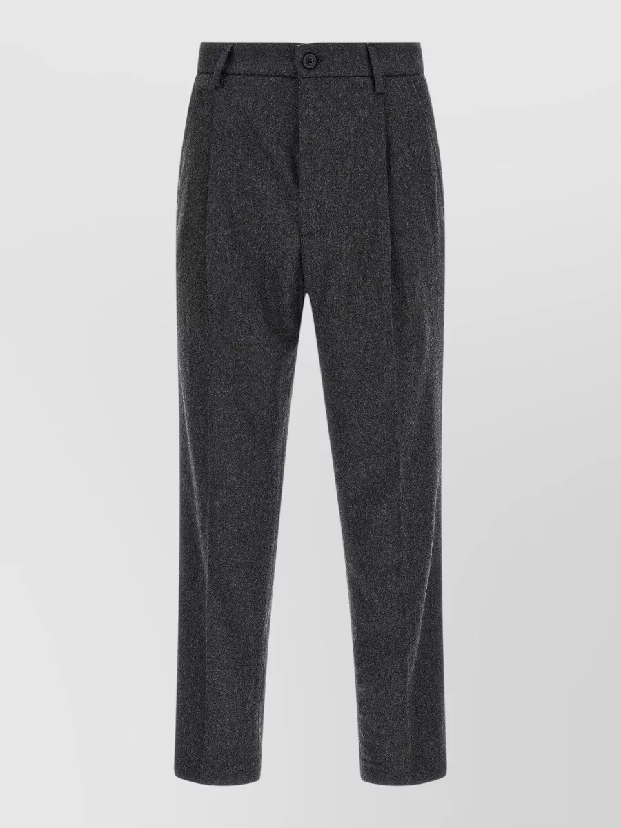 Department 5 cashmere wide-leg pleated trousers