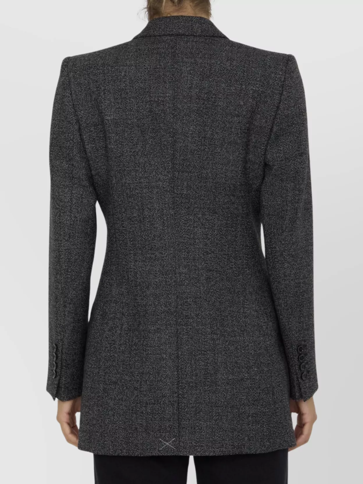 Dolce&Gabbana Wool Double-Breasted Jacket Peaked Lapels
