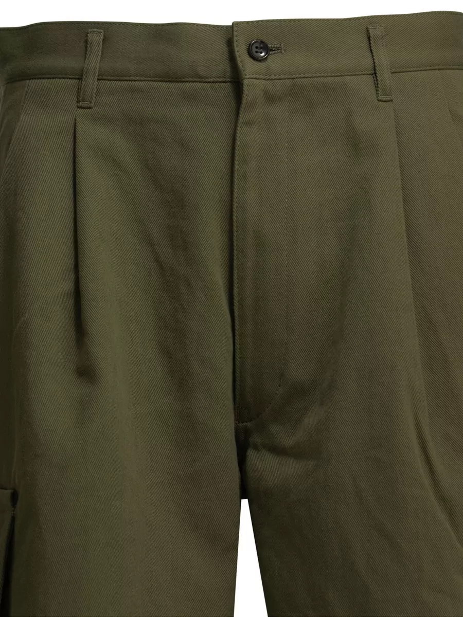 Comme Des Garçons Printed Cotton Cargo Shorts