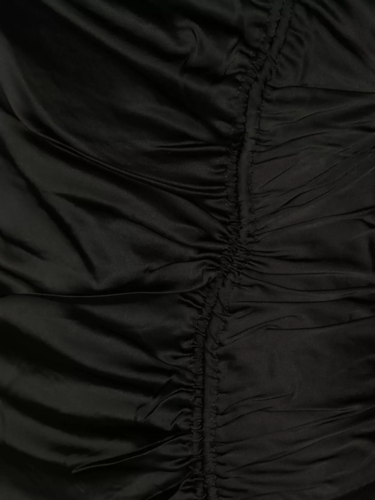 Ganni Drawstring Midi Dress Ruched Detailing
