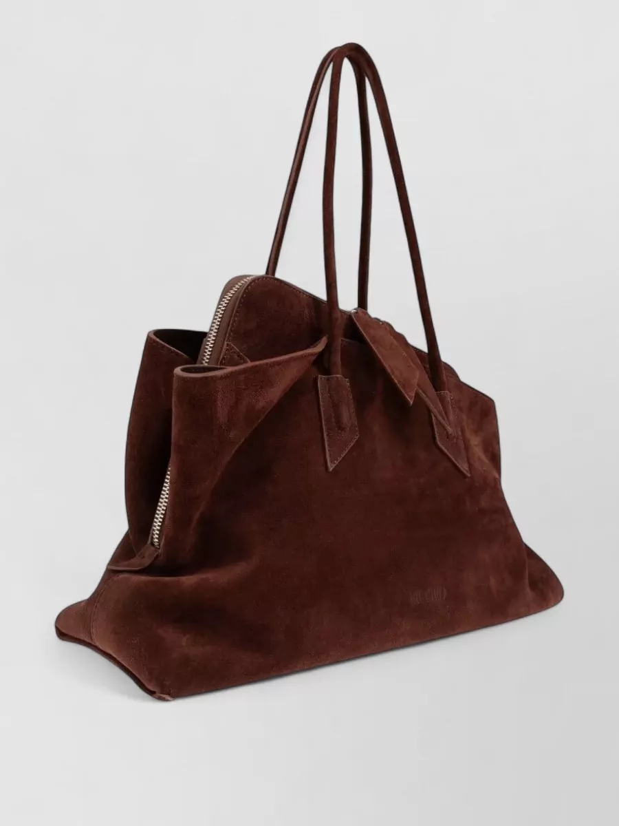 The Attico Medium Suede Leather Tote Bag