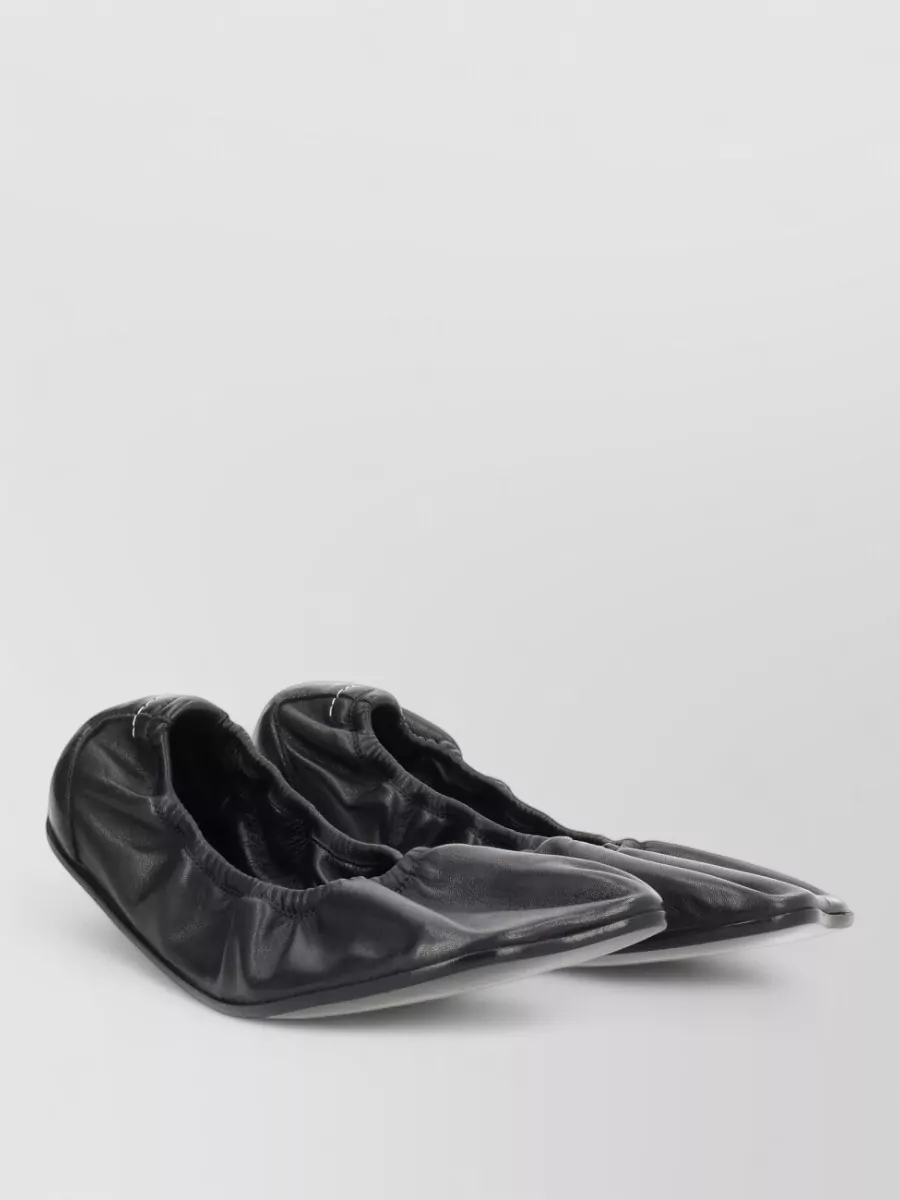 Mm6 Maison Margiela Leather Ballerina Shoes