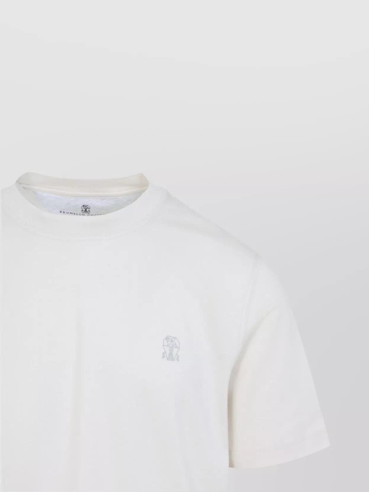 Brunello Cucinelli Round Neck Cotton T-Shirt
