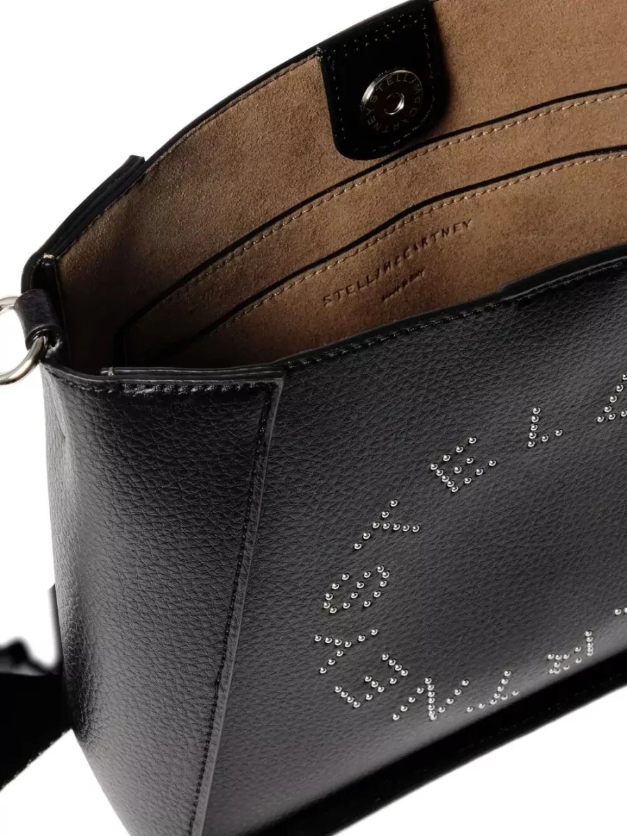 Stella Mccartney Eco Embossed Logo Crossbody Bag