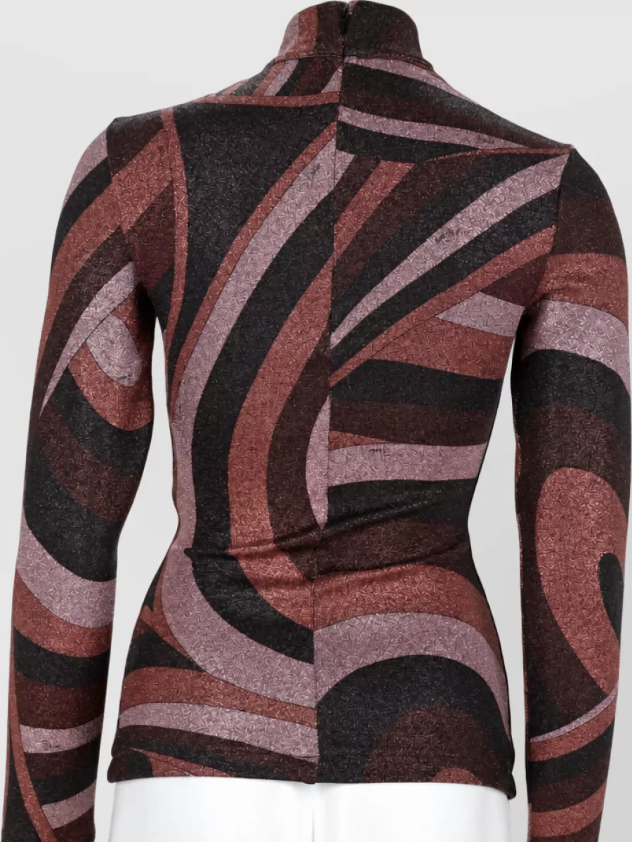 Pucci Printed Lurex Knitted Top