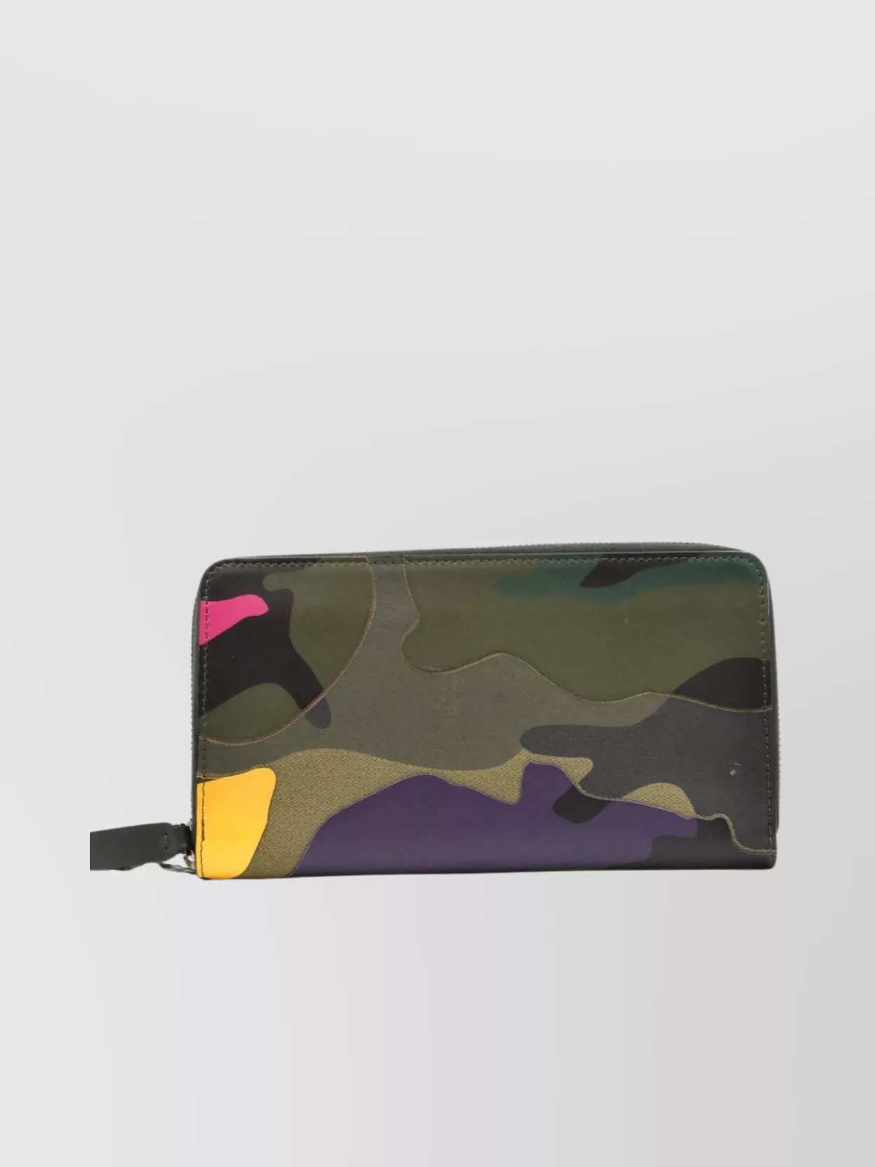 Valentino Garavani Camouflage Pattern Rectangular Shape Wallets