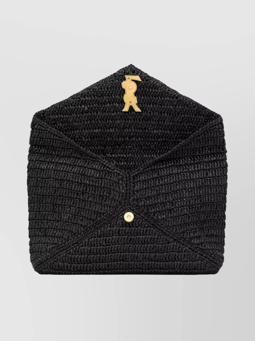 Saint Laurent Woven Envelope Clutch Bag Design