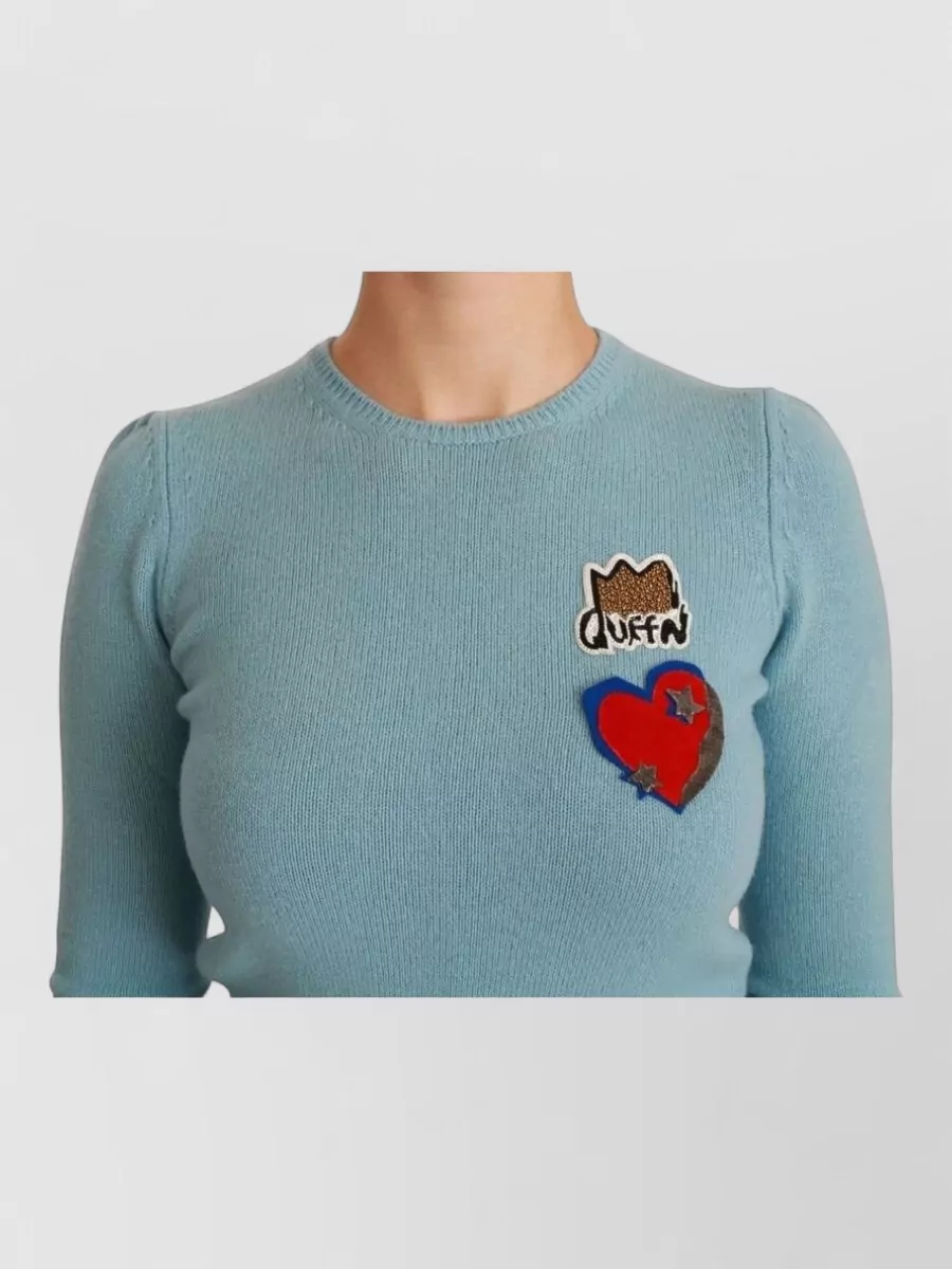 Dolce&Gabbana Wool Slim-Fit Pullover Sweater