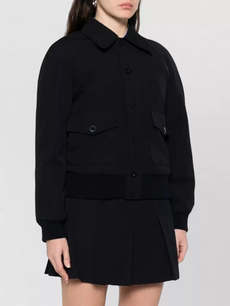 A.p.c. Buttoned Jacket Long Sleeves Flap Pockets