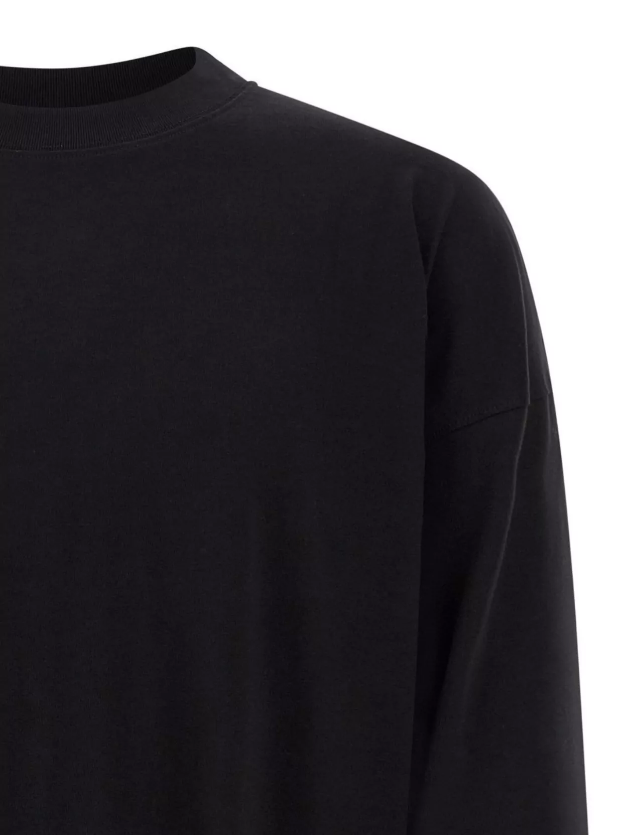 Dries Van Noten Long Sleeve T-Shirt Ribbed Collar