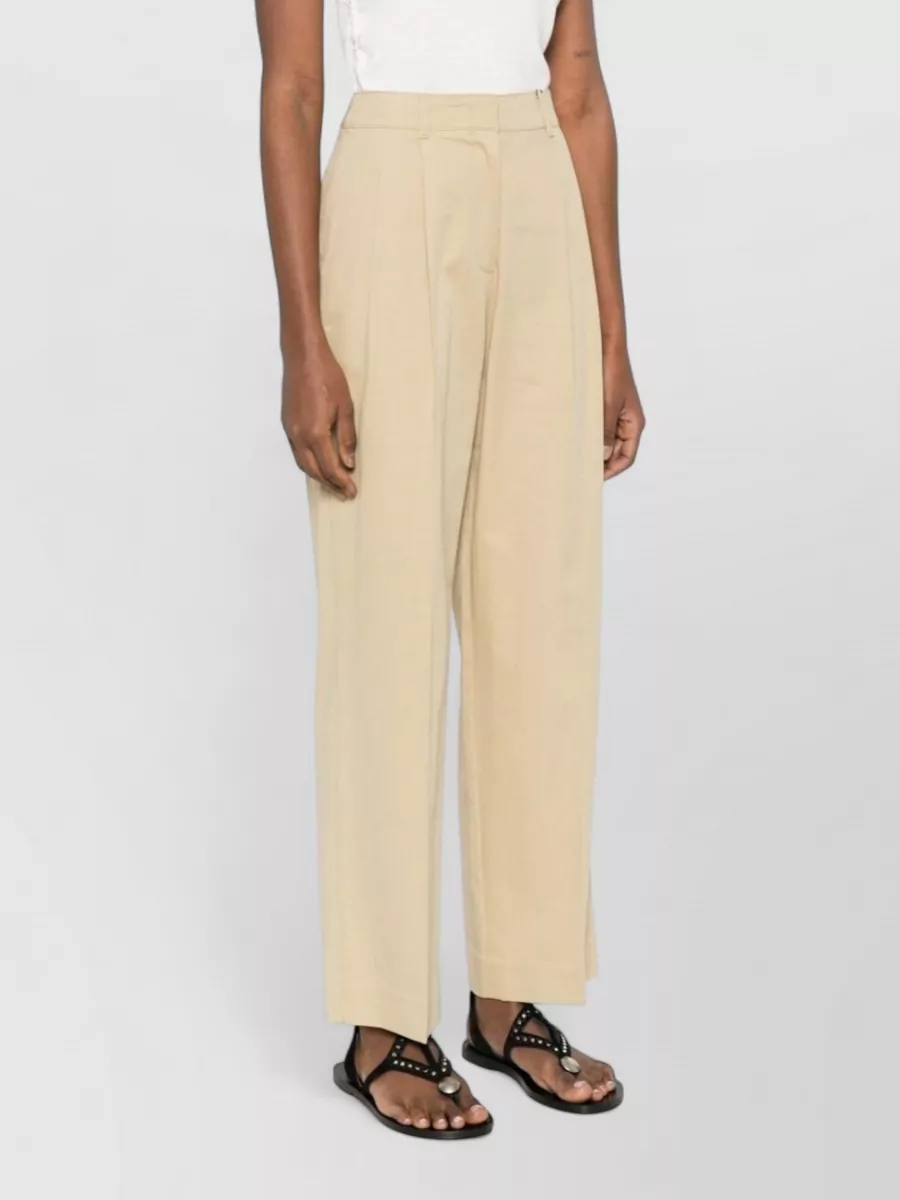 Dunst Pleated Wide-Leg Trousers