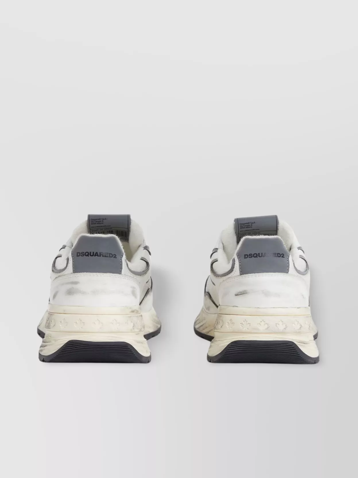 Dsquared2 Dynamic Leather Mesh Sneakers